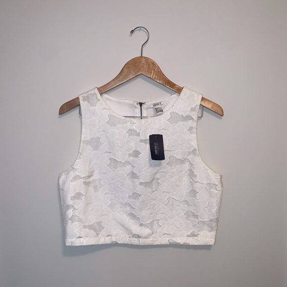 Forever 21 Tops - NWT White Lace Top